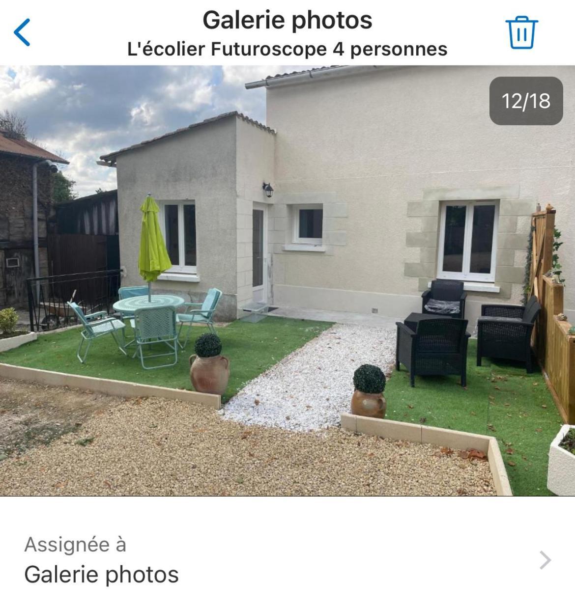 Apartmán L'Ecolier Futuroscope 4 Personnes Beaumont  Exteriér fotografie