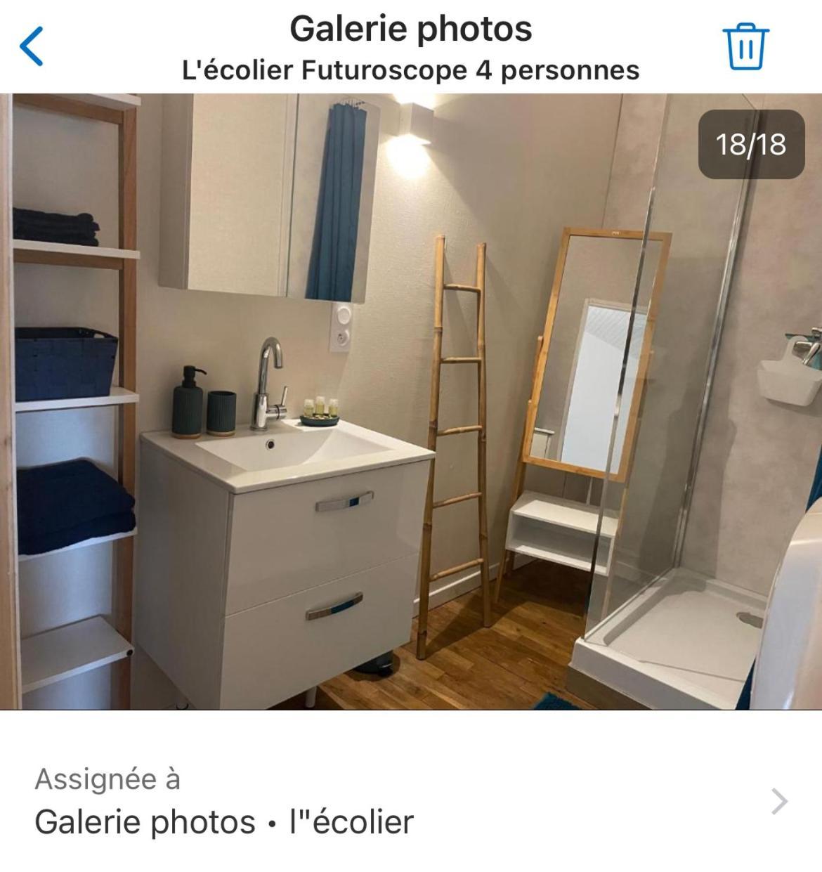 Apartmán L'Ecolier Futuroscope 4 Personnes Beaumont  Exteriér fotografie